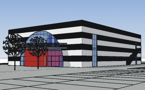 Perspektive gesamte Halle