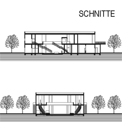 Gebäudeschnitte