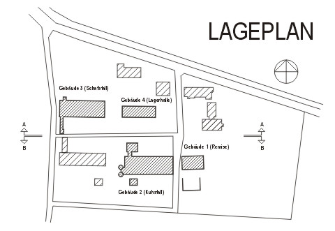 Lageplan Bestand